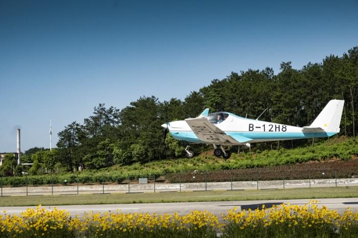 新昌万丰航空小镇举行的第二届全国轻型飞机锦