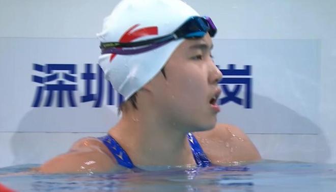 13岁小将于子迪刷新个人纪录夺冠 力压巴黎奥运